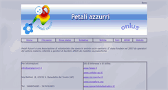 Desktop Screenshot of petaliazzurri.it